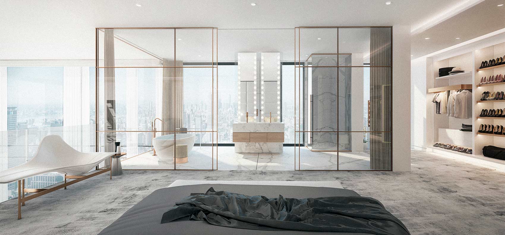 Modern Luxury Bathroom - the Art of Interior Design - Ula Burgiel