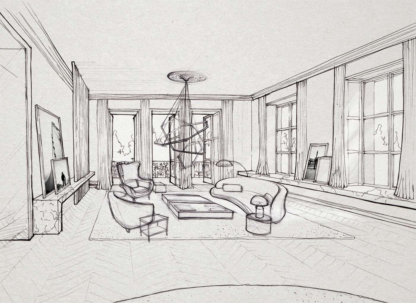 Interior Design Drawing For Beginners - Perspectiva Pte Ltd Renobuild ...